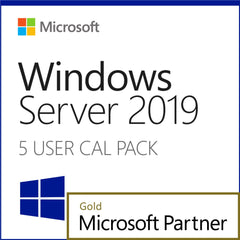 Microsoft Windows Server 2019 - 5 User Client Access License (CAL) - Trusted Tech Team
