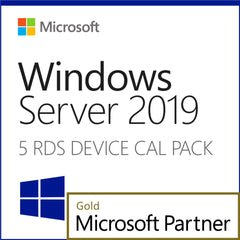 Microsoft Windows Server 2019 Remote Desktop - 5 Device CAL - Trusted Tech Team
